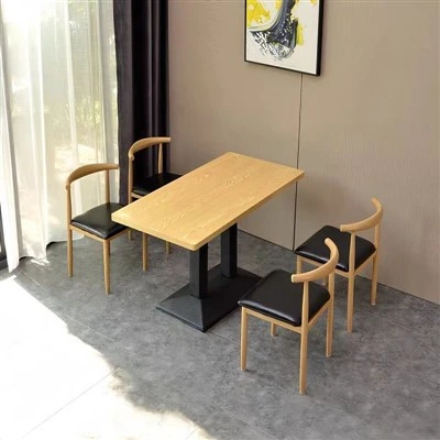Conjunto de mesa de jantar cinza escuro